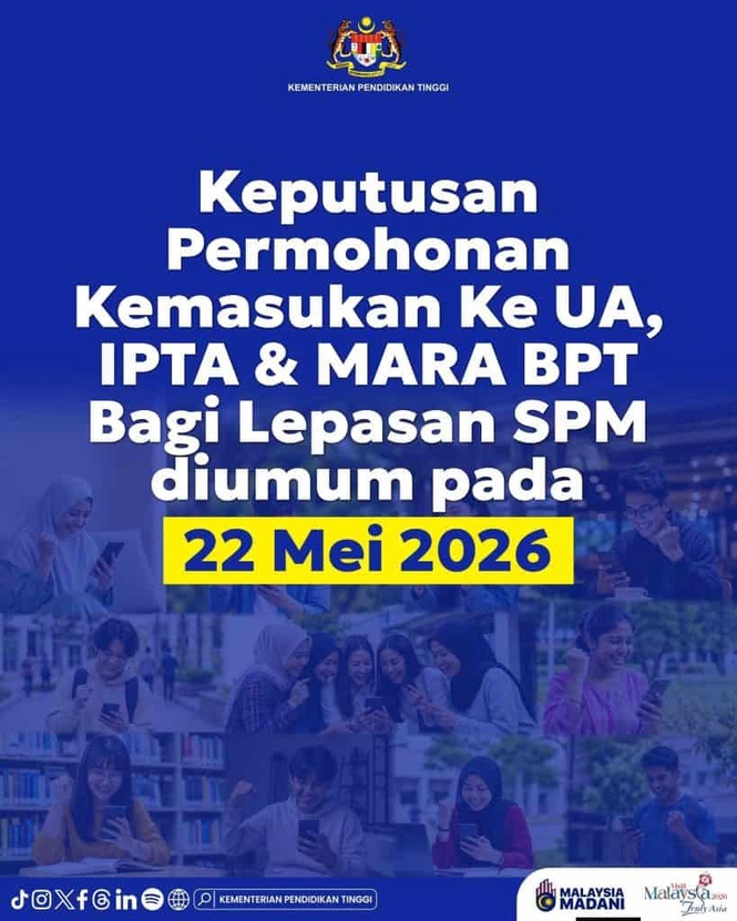 semakan keputusan upu lepasan spm 2026