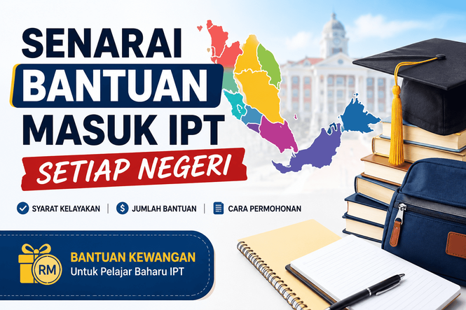 Senarai Bantuan Masuk IPT Setiap Negeri (2026)