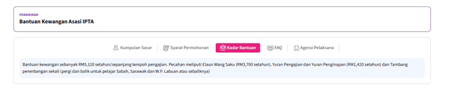 Image from: Bantuan Kewangan Asasi Universiti Awam (BKA UA) – Syarat Kelayakan