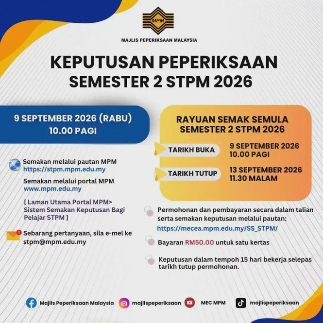semakan keputusan stpm