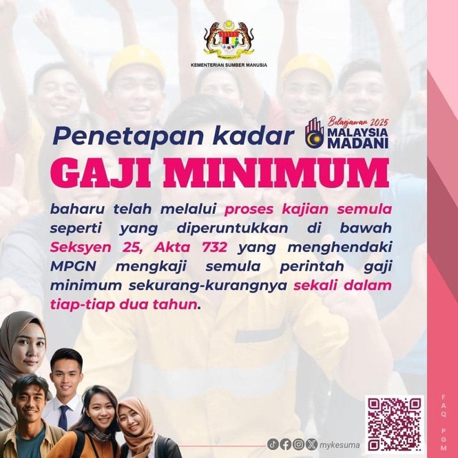 Image from: Semakan Semula Gaji Minimum: Adakah Kadar RM1,700 Akan Dinaikkan?