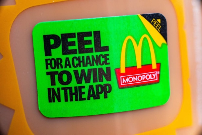 rare McDonald's Monopoly pieces