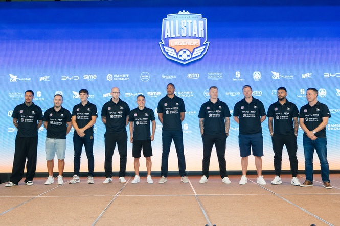 ALLSTAR SPORTS揭晓星光熠熠传奇阵容与官方奖杯,ALLSTAR LEGENDS足球赛进入最后倒数!