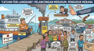 Image from: Isu Catuan Feri Langkawi: Penduduk dan NGO Mohon Campur Tangan Kerajaan
