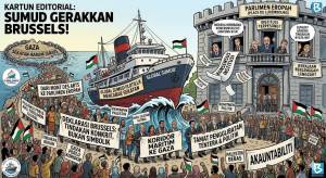 Image from: Perarakan di Brussels Bakal Gempur Parlimen Eropah, Desak Tindakan Konkrit Untuk Palestin