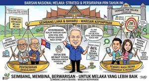 Image from: PRN Melaka: BN Beri Bayangan Gabungan Seimbang Calon Muka Lama dan Baharu