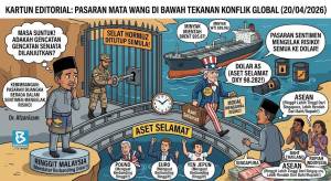 Image from: Ringgit Dibuka Mendatar Berbanding Dolar AS; Krisis Asia Barat Cetus Sentimen Elak Risiko
