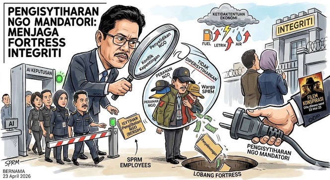 Image from: Perkukuh Integriti: Warga SPRM Kini Wajib Isytihar Penglibatan Dalam NGO