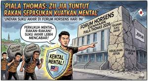 Image from: Piala Thomas: Zii Jia Gesa Rakan Sepasukan Perkukuh Mental Hadapi Suku Akhir