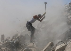 Image from: Penduduk Gaza Bina Semula Kediaman Guna Runtuhan Konkrit Akibat Sekatan Pembinaan