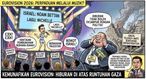 Image from: Peserta Eurovision Israel Diejek di Pentas Vienna; Lima Negara Boikot Acara