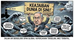 Image from: Dunia Tidak Percayai Netanyahu, Imej Global Israel Terus Merosot
