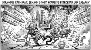 Image from: Serangan Iran-Israel Semakin Sengit, Kompleks Petrokimia Jadi Sasaran