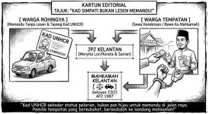Image from: Pemegang Kad UNHCR Tidak Layak Miliki Lesen Memandu – JPJ Kelantan