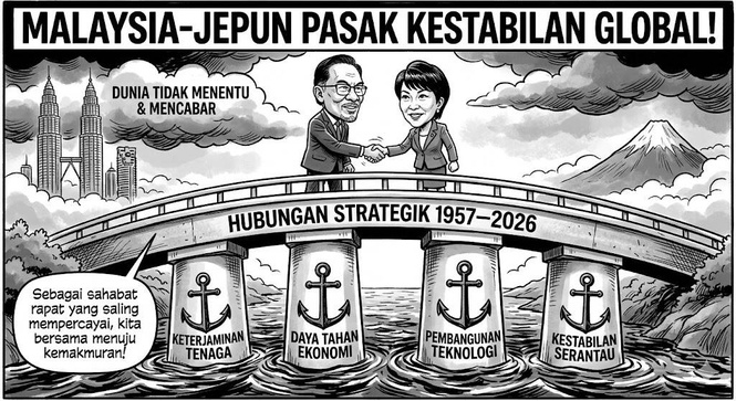 Image from: Hubungan Malaysia-Jepun Semakin Penting Dalam Dunia Tidak Menentu – PM Anwar