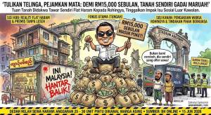 Image from: Warga Rohingya Mengaku Pemilik Tanah Sendiri Tawar Dan Sewakan Flat Haram Di Hulu Langat