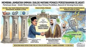 Image from: Masa Depan Umat Islam: Anwar Terima Kunjungan Hormat Setiausaha Agung Rabithah Al-Alam Al-Islami