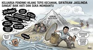 Image from: Keluarga Pendaki Hilang Tepis Kecaman, Sifatkan Jaslinda Sangat Baik Hati dan Suka Membantu