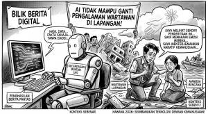 Image from: AI Tidak Mampu Ganti Pengalaman Wartawan Di Lapangan – Pakar
