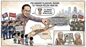 Image from: Tujuh Dekad Mengubah Sosioekonomi: PM Anwar Rasmi Sambutan Hari Peneroka Dan 70 Tahun FELDA Hari Ini