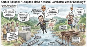 Image from: Percepat Projek Jambatan Sungai Durian, Tiada Kompromi Terhadap Kelewatan – Nanta