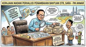 Image from: Kerajaan MADANI Perhalusi Tambah Jumlah Bantuan STR, SARA – PM Anwar