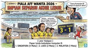 Image from: Piala AFF Wanita: Malayan Tigress Kempunan Ke Separuh Akhir, Tewas Kepada Singapura 3-1