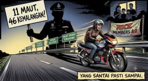 Image from: 46 Kes Kemalangan dan 11 Maut Direkodkan Sepanjang Program RXZ Members 8.0