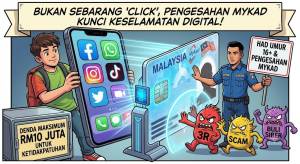 Image from: Pengesahan Umur Minimum 16 Tahun Guna MyKad Diwajibkan Untuk Media Sosial