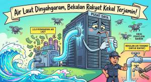 Image from: Kerajaan Kaji Teknologi Nyahgaram Air Laut Untuk Sokong Industri dan Pusat Data
