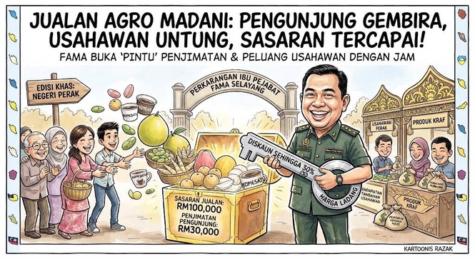 Image from: Jualan Agro MADANI Edisi Perak di Selayang Sasar Jualan RM100,000