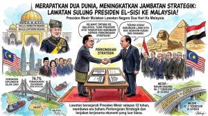 Image from: Presiden Mesir Mulakan Lawatan Negara Dua Hari Ke Malaysia