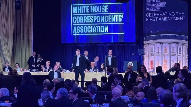 Trump evacuated after shots fired near White House correspondents' dinner