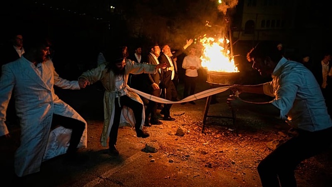 Orthodox Jews celebrate Lag BaOmer holiday in Jerusalem