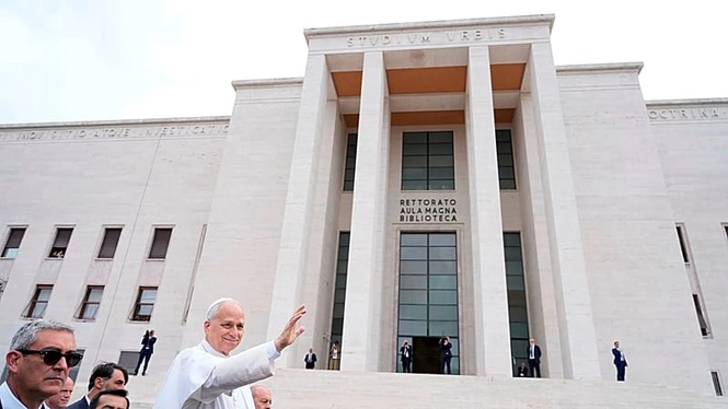 Pope decries rise of AI-directed warfare, saying it leads to a spiral of annihilation