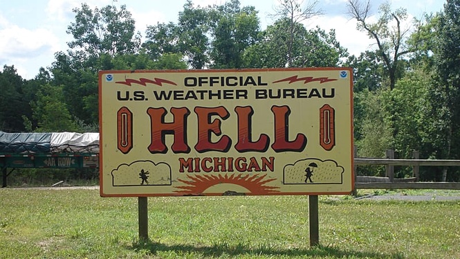 Secure your spot in Hell: Part of Michigan’s quirky tourist town is going up for sale