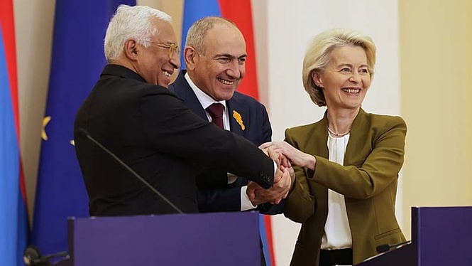 EU backs Pashinyan on the eve of Armenia's defining elections