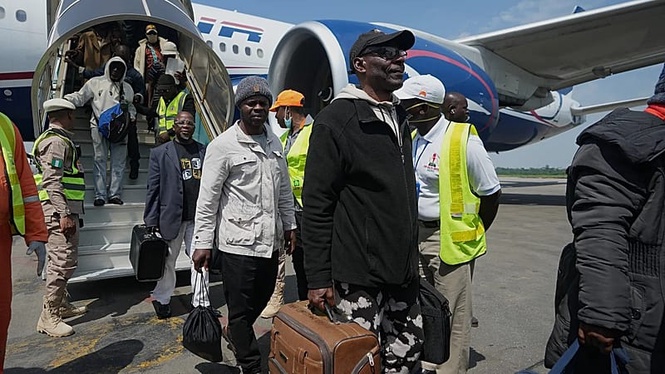 First group of Nigerians returns home after anti-immigration protests in South Africa