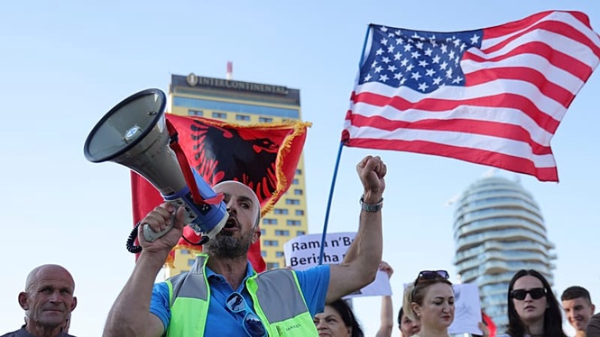 Albania protests escalate into diplomatic standoff with Iran
