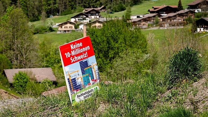 Swiss voters reject bid to cap population at 10 million, a move that would have limited immigration