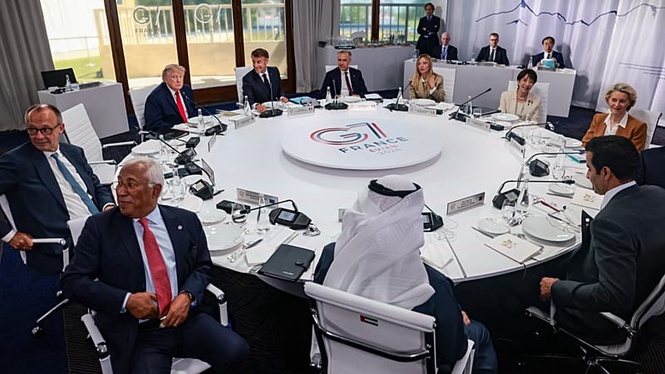 G7 summit: Focus turns to Middle East as Arab leaders join talks