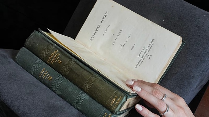 Rare first edition of ‘Wuthering Heights’ (complete with spelling mistakes) to go up for auction