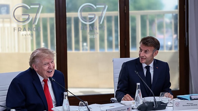 Europeans leave G7 feeling relieved, balancing self-interest and flattery to keep Trump in check
