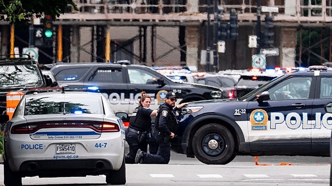 Police officer and civilian killed in Montreal shooting