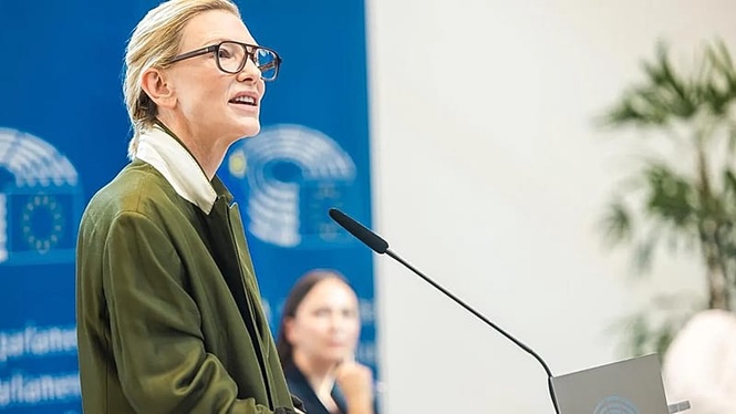 Stars including Cate Blanchett and Javier Bardem unite to protect their identities in AI era