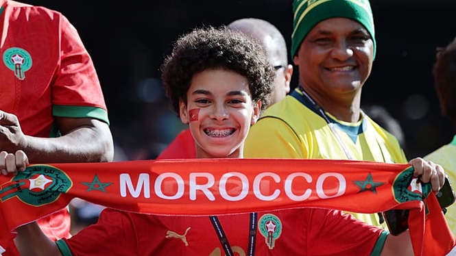 Morocco fans light up Monterrey before Netherlands knockout clash