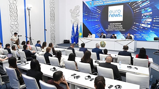 Euronews launches Kazakh language broadcasting in Astana