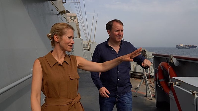 EU foreign policy chief Kallas visits EU naval mission in the Red Sea