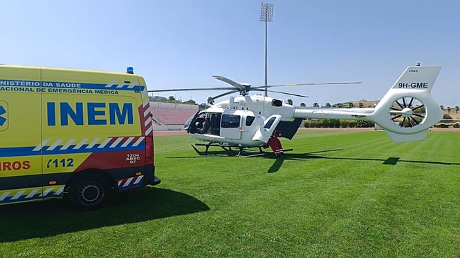 INEM helicopters over Portugal ready to take off in three minutes