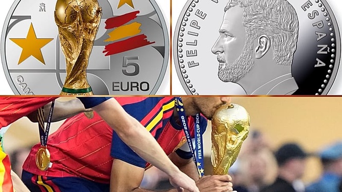 Spain mints second star: the coin marking 2026 World Cup triumph